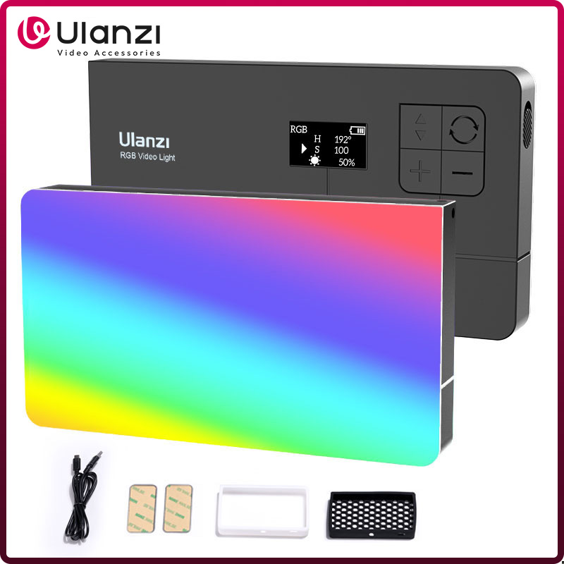 Torjim Rgb Photography Video Lighting - Ulanzi LT002 7-calowa kieszonkowa lampa wideo