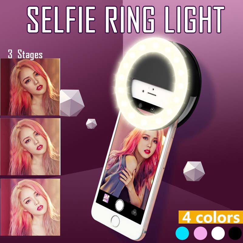 Quality Photography Lighting - Lampa pierścieniowa LED Selfie 3 tryby