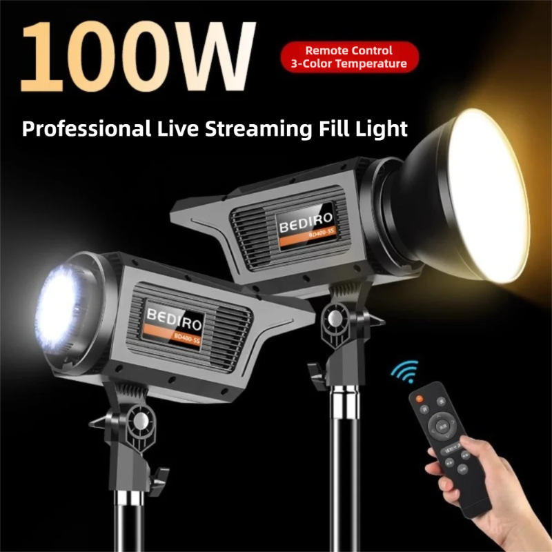 Photography Lighting Grid - Lampa studyjna 100W z mocowaniem Bowens,