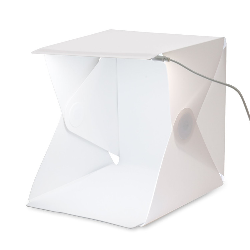 Photography Lighting And Backdrop Kits - Przenośny Mini Studio Fotograficzne z Tłem