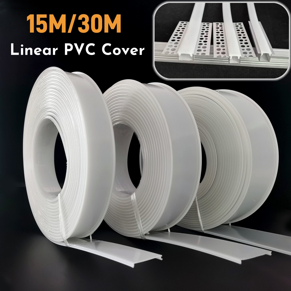 Diffusion Material Roll - 15m/30m czarny/biały profil aluminiowy LED dyfuzor