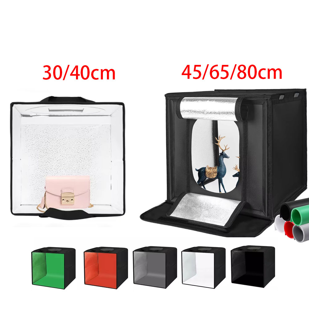 Photography Lighting And Backdrop Kits - 30/40/45 65 80cm namiot fotograficzny oświetlenie