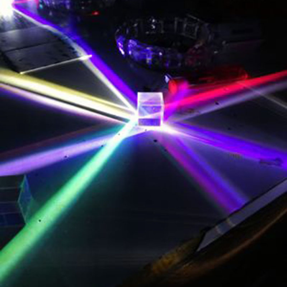 Lighting Glass Photography - Szklana kostka 23mm dichroiczny pryzmat X-Cube