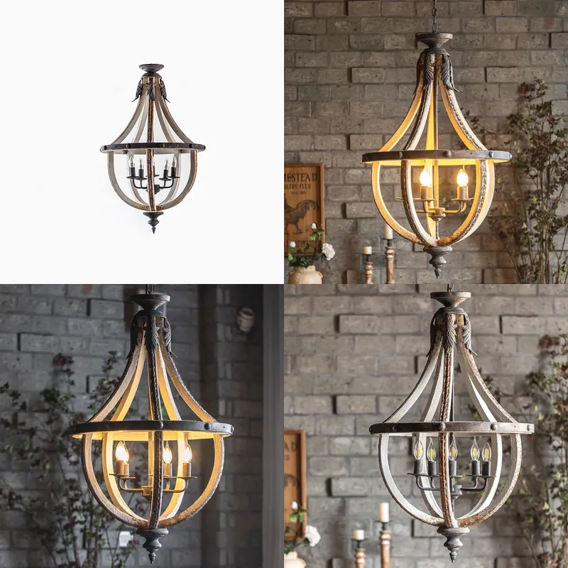 Lighting Glass Photography - Żyrandol z kutego żelaza w stylu