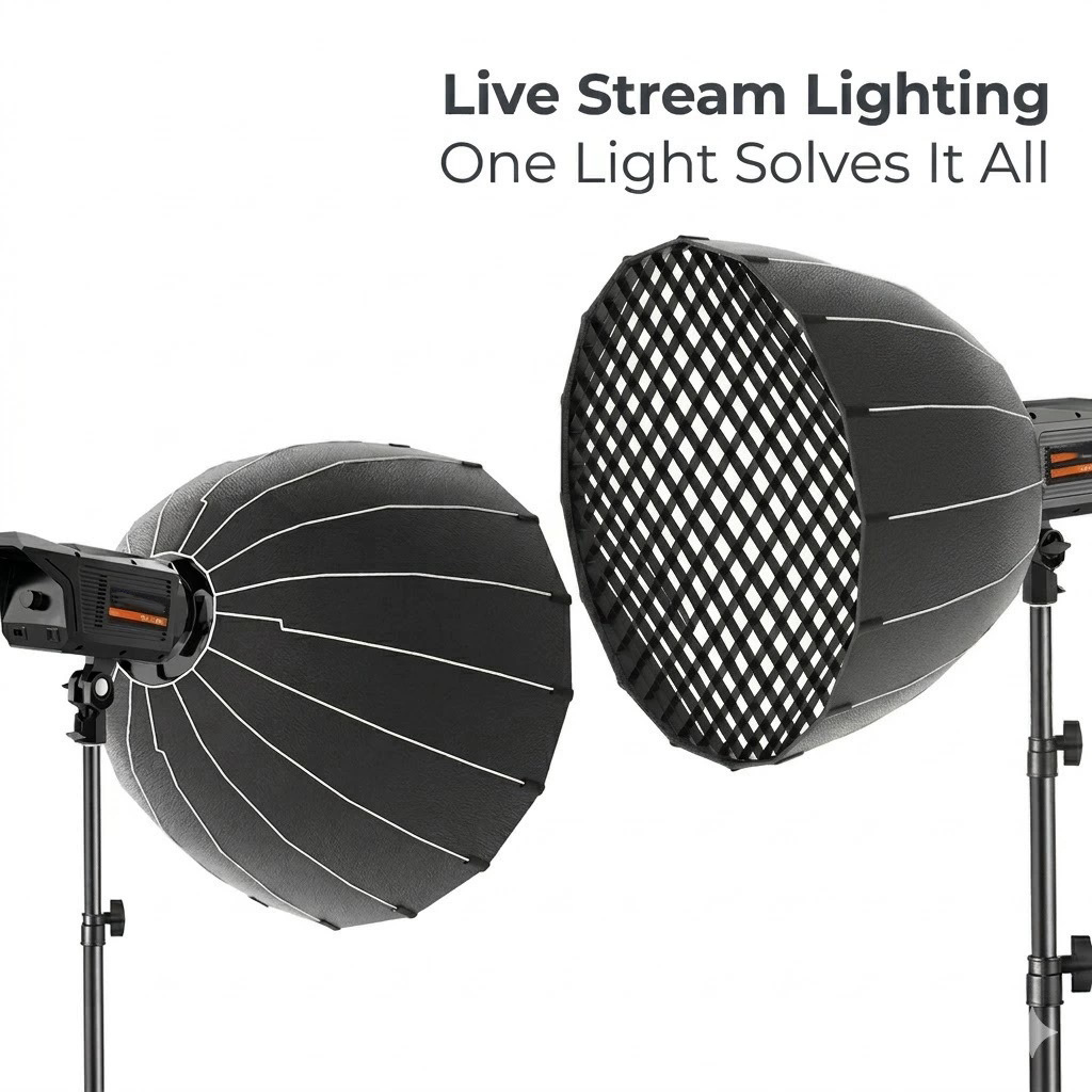 Photography Lighting Grid - Studio LED Video Light 100W 200W