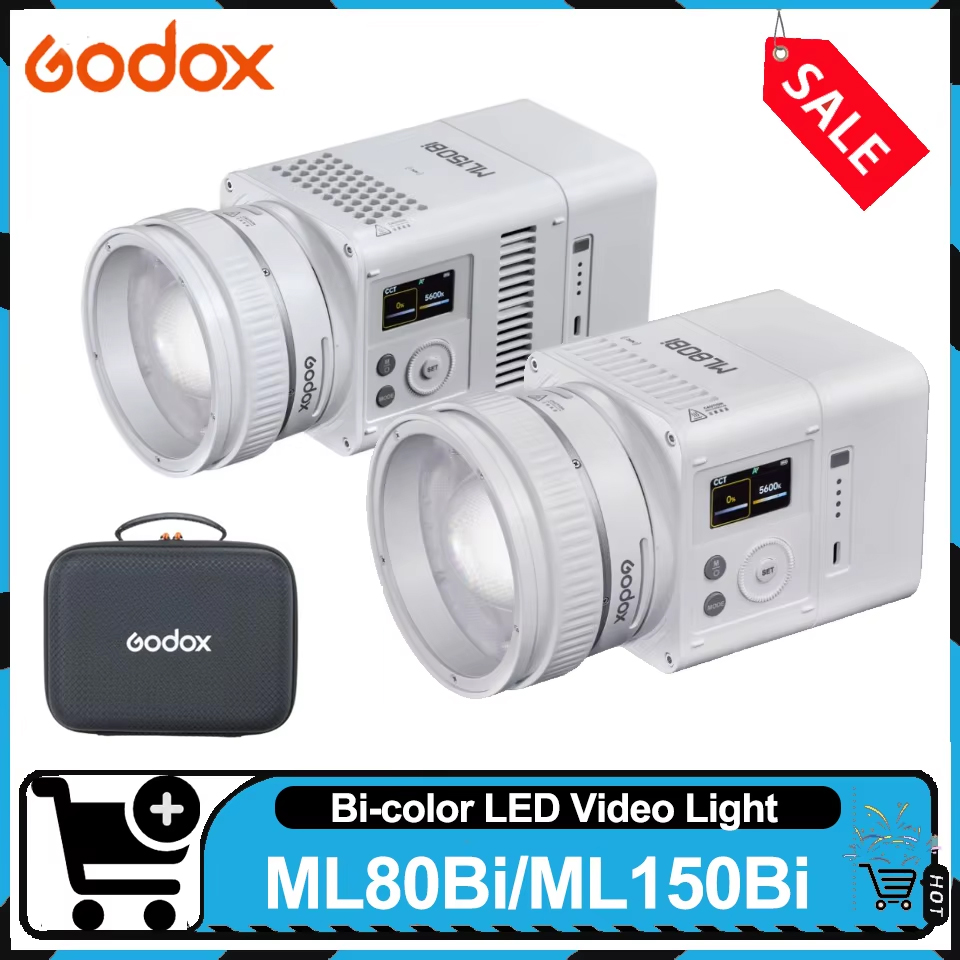 Photography Lighting Grid - Godox ML80Bi ML150Bi 80/150W 2800-6500K LED
