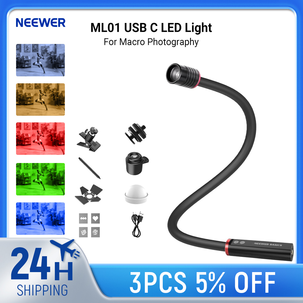 NEEWER Basics ML01 USB C LED L – Photography Lighting Basics recenzja i cena