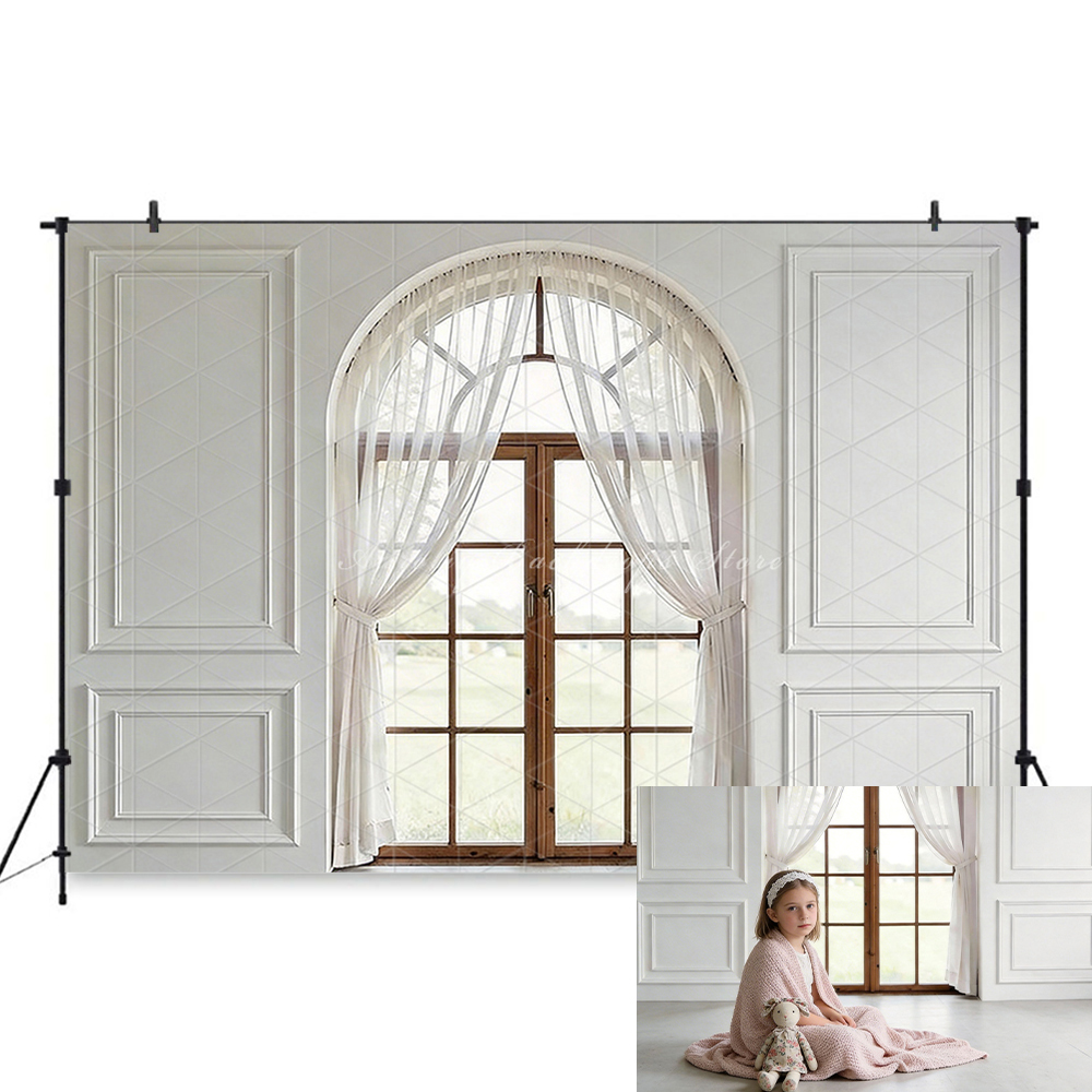 Przezroczysta zasłona okienna, – Photography Lighting White Background recenzja i cena