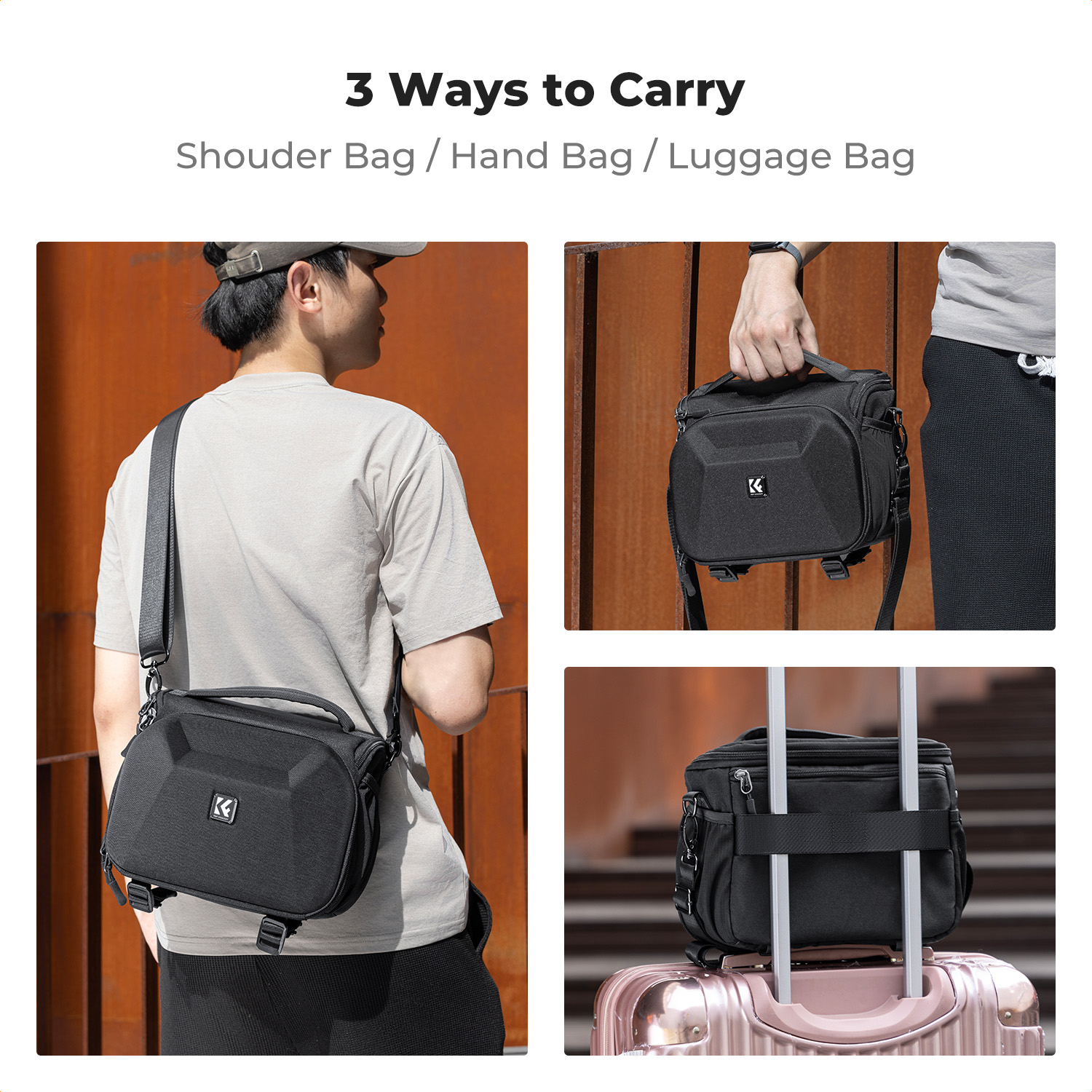 K&F CONCEPT Lekka, wytrzymała  – Photography Lighting Equipment Bags recenzja i cena