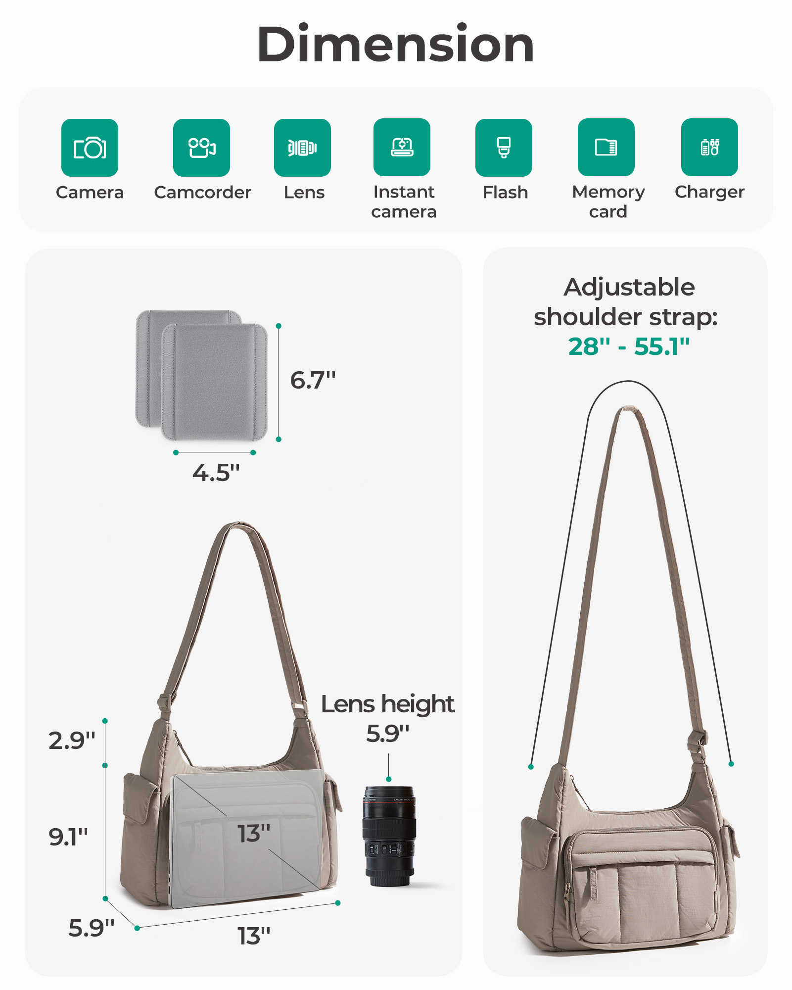 Torba fotograficzna BAGSMART 2 – Photography Lighting Equipment Bags recenzja i cena