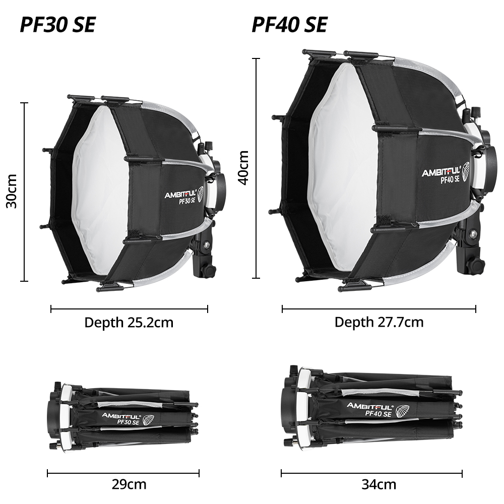 AMBITFUL PF30/PF40 30cm/40cm M – Photography Lighting Grid recenzja i cena