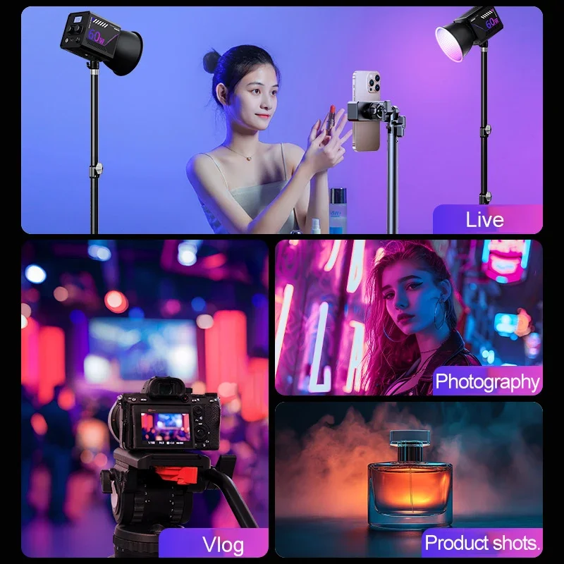 Lampa wideo RGB Przenośna lamp – Photography Lighting Grid recenzja i cena
