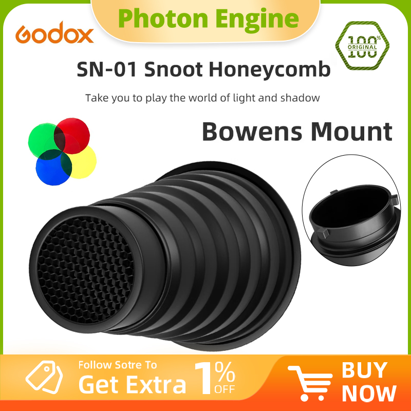 GODOX SN-01 Bowens Duży Snoot  – Photography Lighting Types recenzja i cena