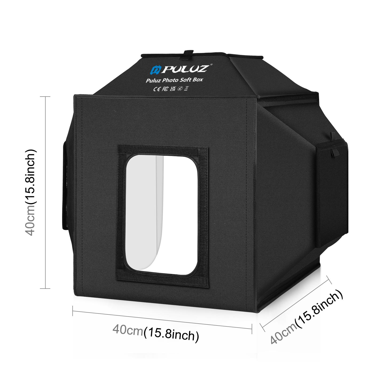 PULUZ 40cm składany 72W 5500K  – Photography Lighting And Backdrop Kits recenzja i cena