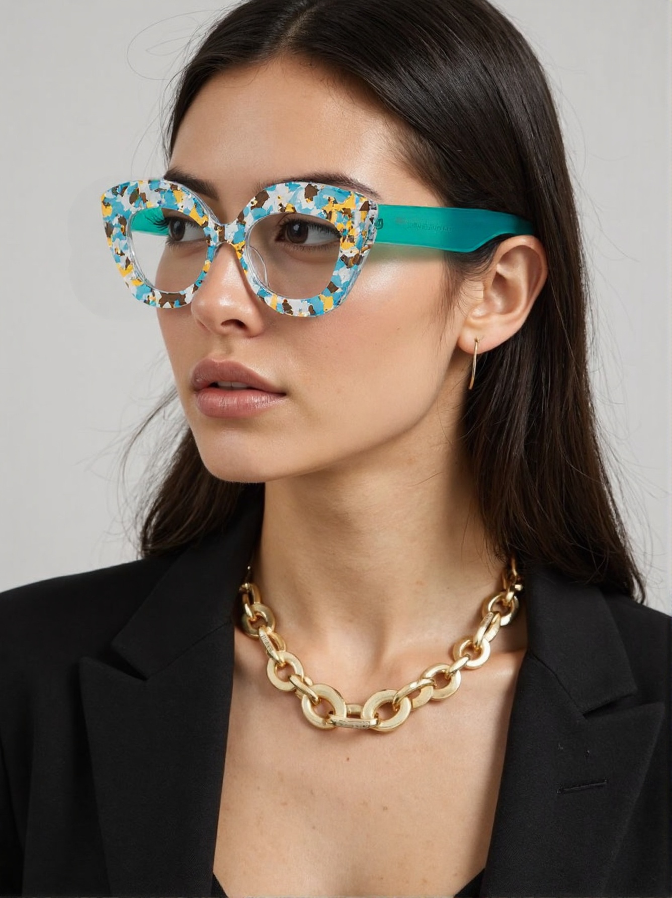 Duże okulary damskie w stylu k – Lighting Glass Photography recenzja i cena