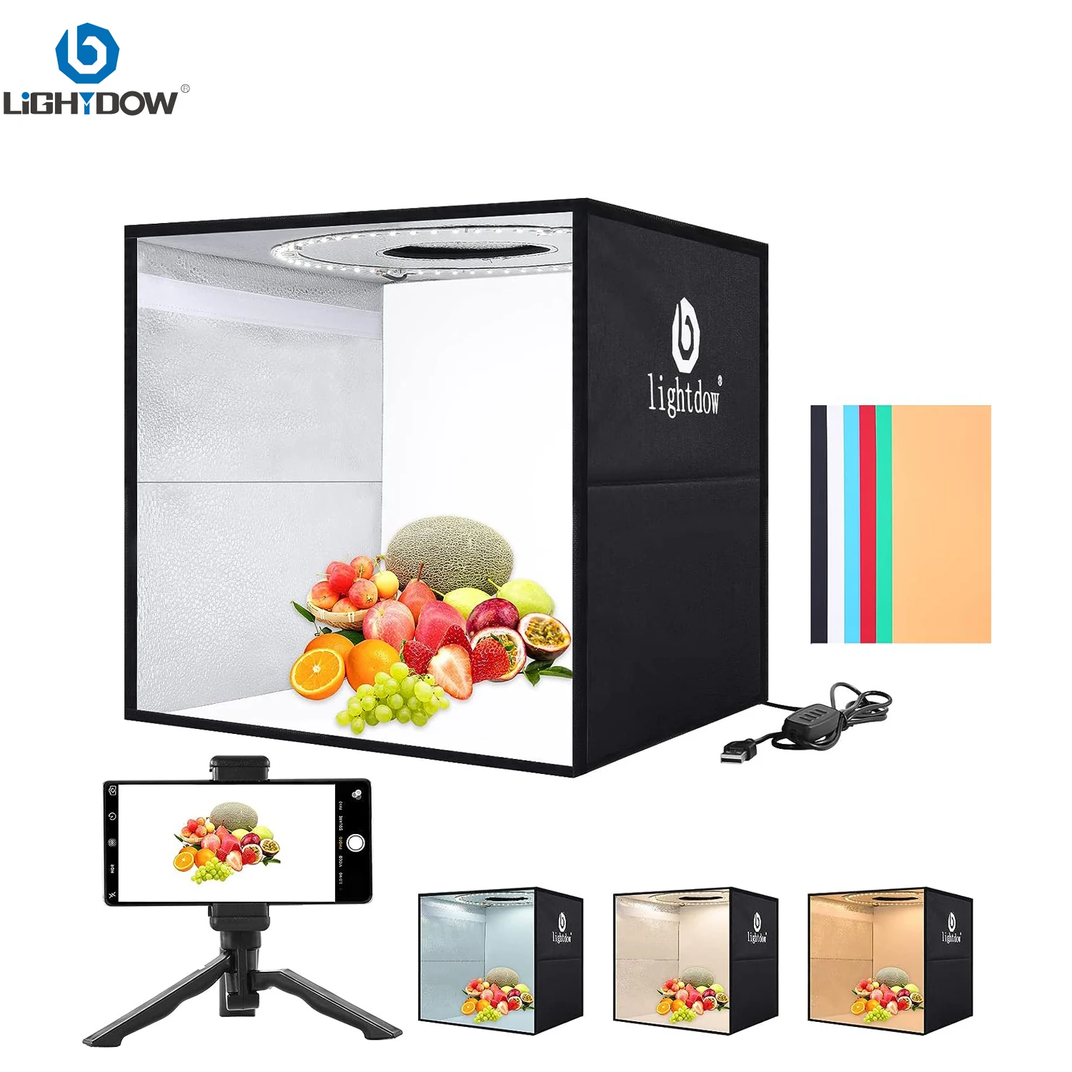 Lightdow zestaw oświetlenia do – Photography Lighting And Backdrop Kits recenzja i cena