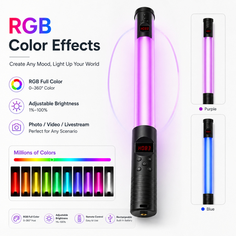 Przenośna lampa wideo RGB, prz – Photography Lighting Grid recenzja i cena