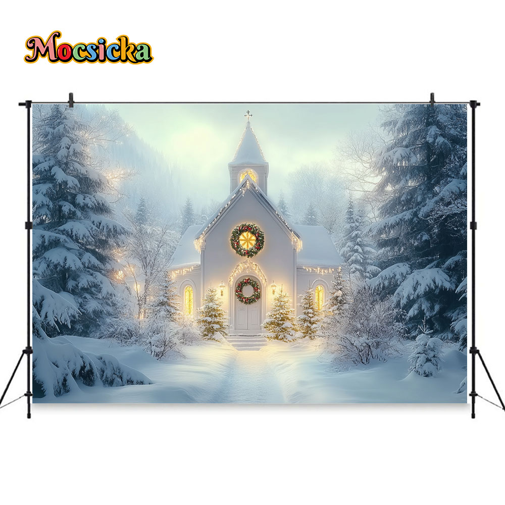 Mocsicka White Christmas Churc – Photography Lighting White Background recenzja i cena