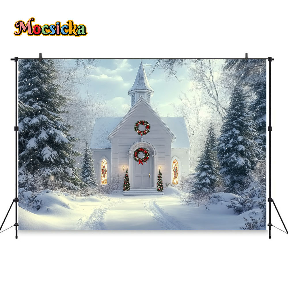 Mocsicka White Christmas Churc – Photography Lighting White Background recenzja i cena