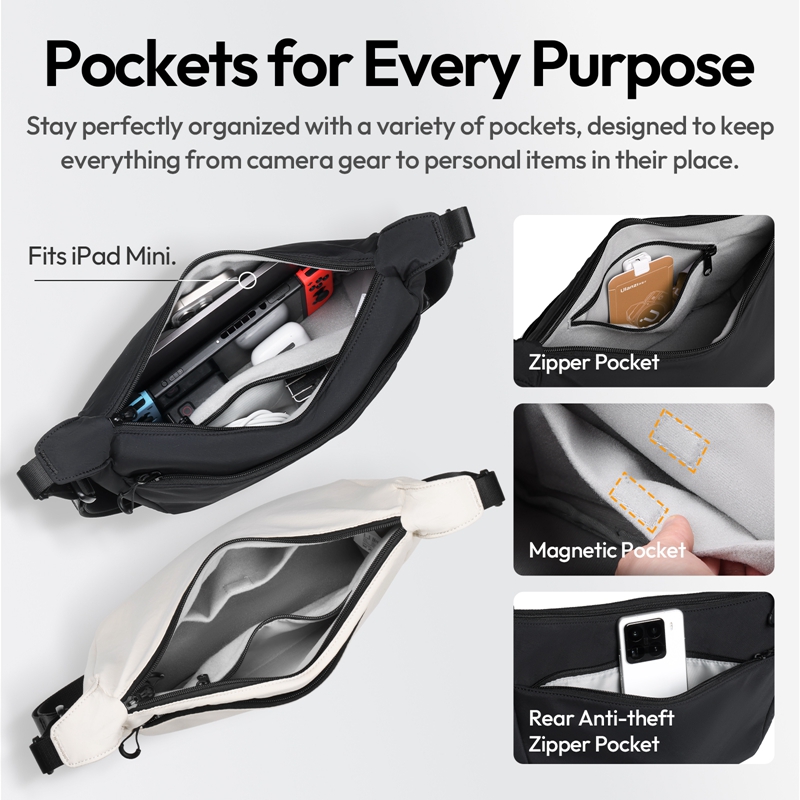 Ulanzi HMN1 Lunar Sling Bag Wh – Photography Lighting Equipment Bags recenzja i cena