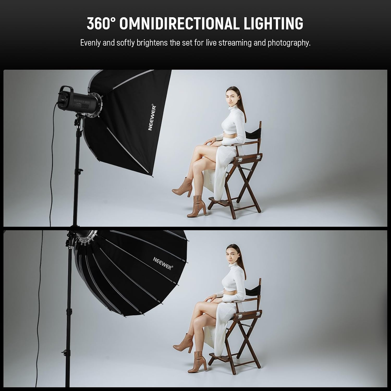 Softbox paraboliczny z mocowan – Photography Lighting Grid recenzja i cena