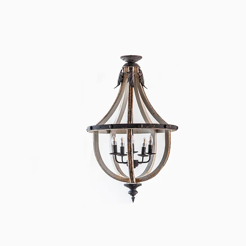 Żyrandol z kutego żelaza w sty – Lighting Glass Photography recenzja i cena