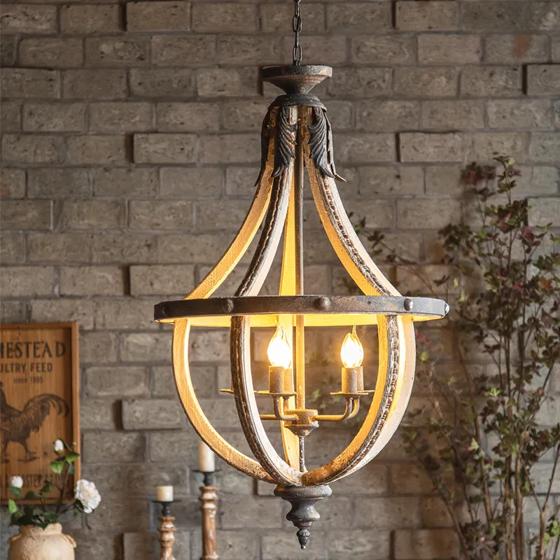 Żyrandol z kutego żelaza w sty – Lighting Glass Photography recenzja i cena